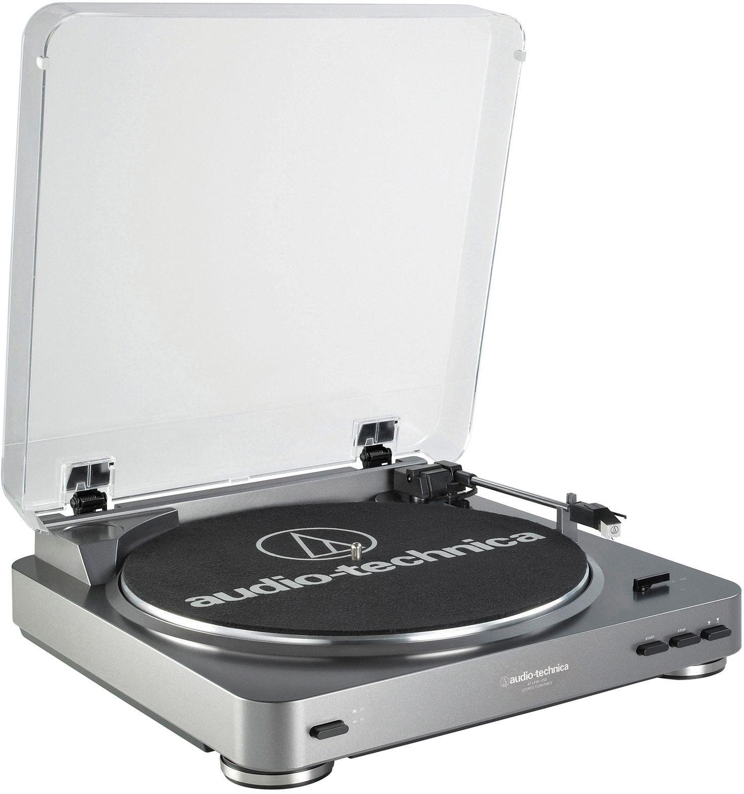 Audio-Technica AT-LP60USB Automatic USB Turntable - Silver