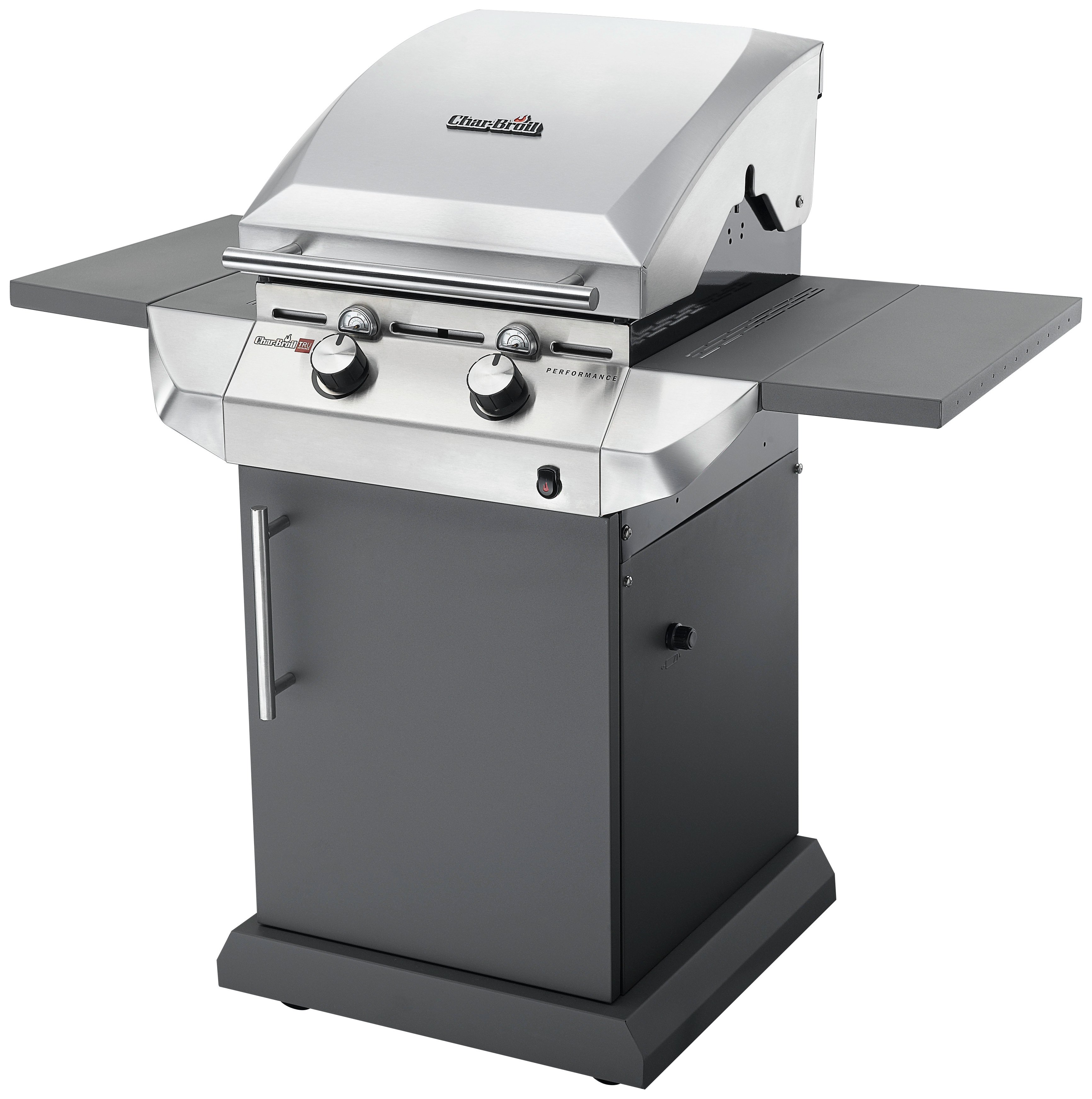 Char-Broil T22G - 2 Burner Gas BBQ Grill, Stainless Steel at Argos