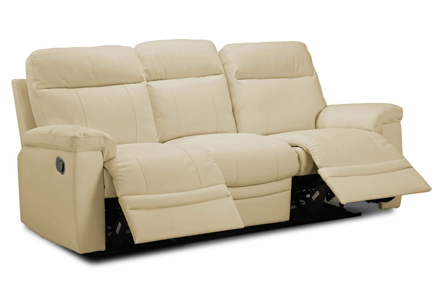 Argos Home New Paolo 3 Seater Manual Recliner Sofa - Ivory