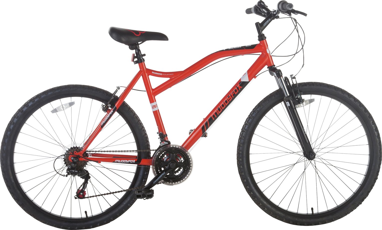 red muddyfox mountain bike