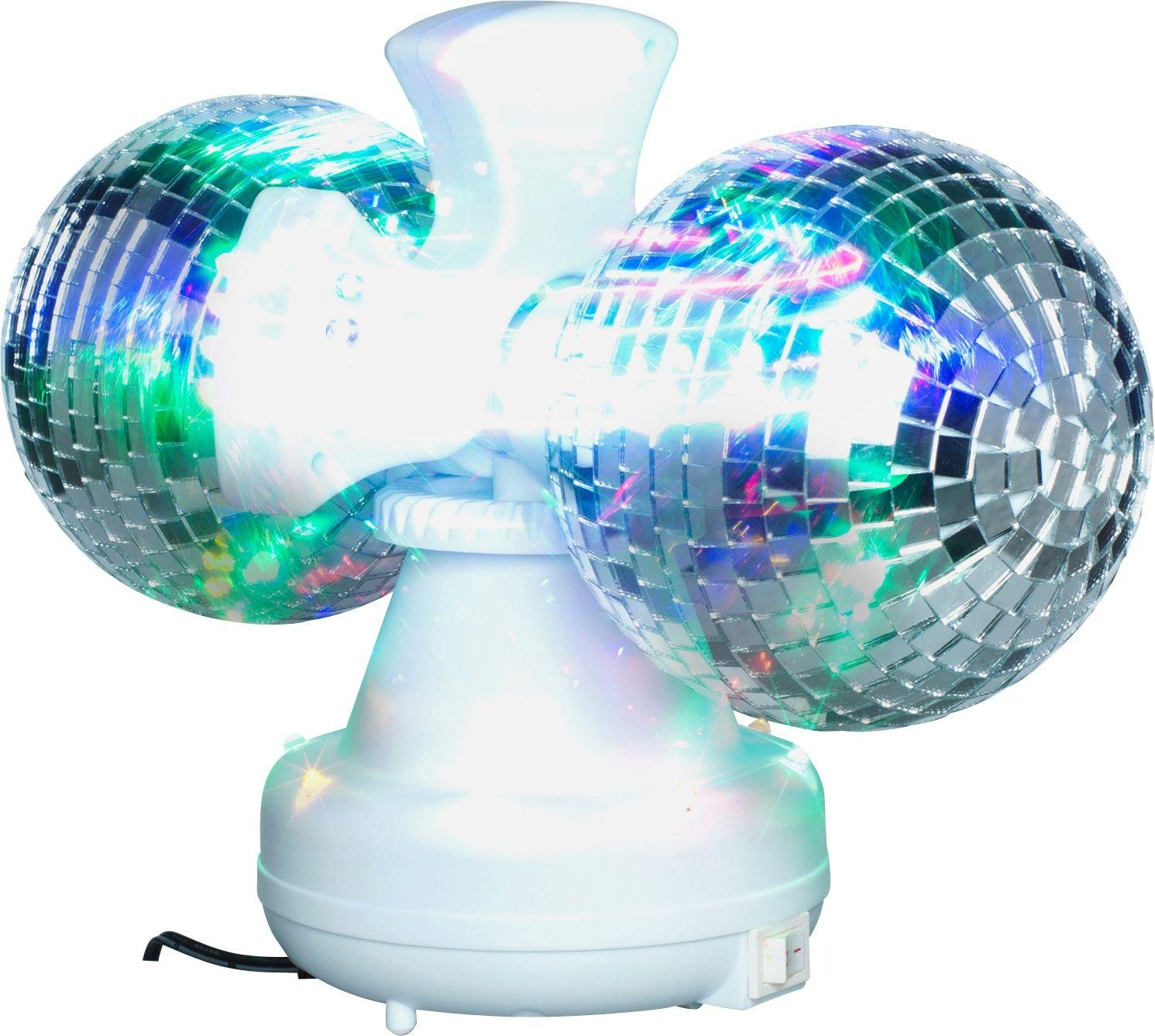 Twin Rotating Double Disco Ball Lamp Reviews