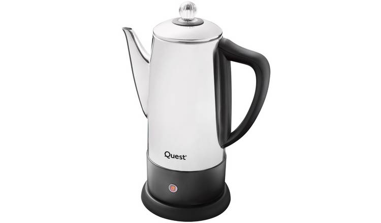 Quest Stainless Steel Electric Coffee Percolator - 1.8 Litre