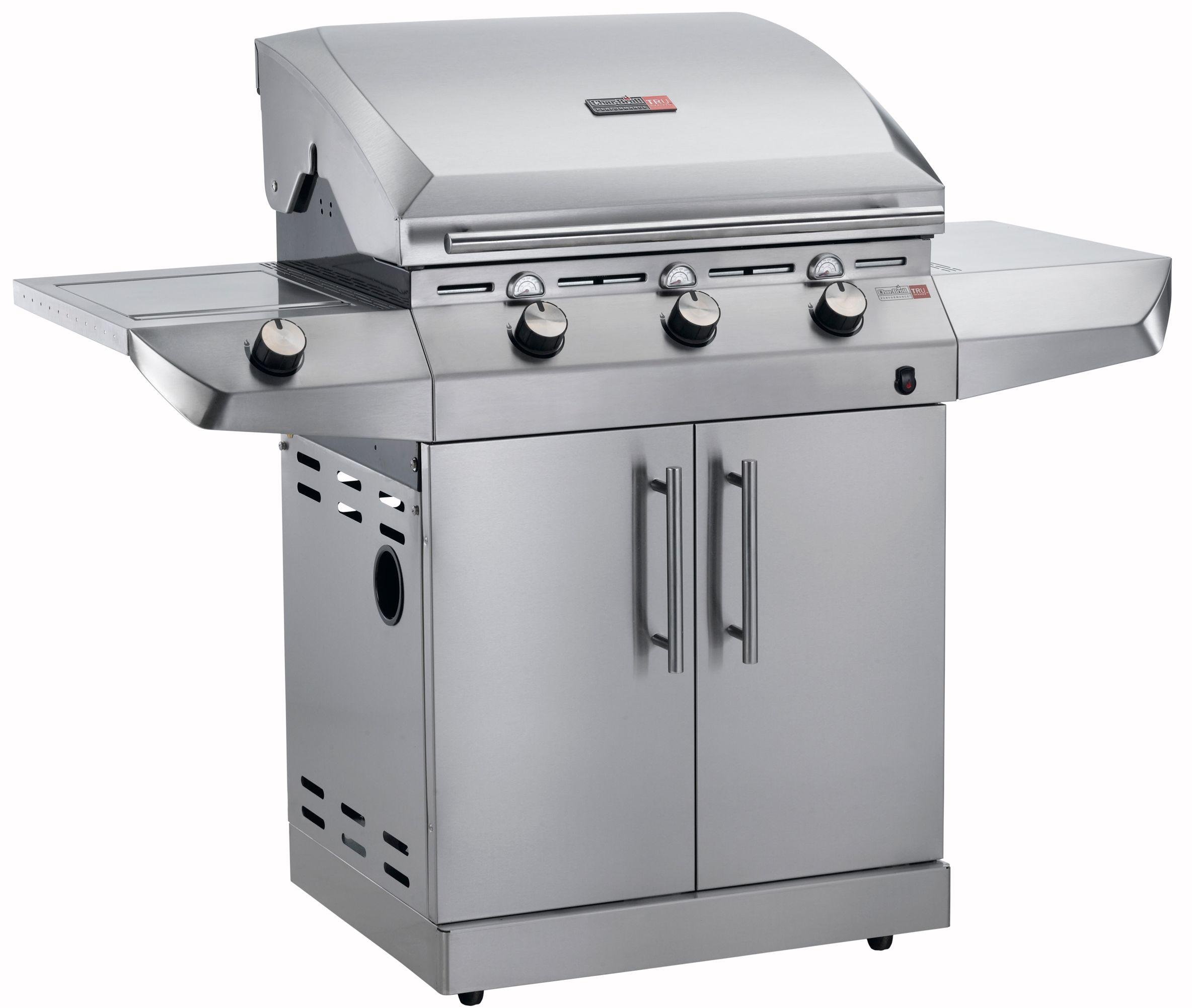 Char-Broil T36G5 - 3 Burner Gas BBQ with Side-Burner at Argos