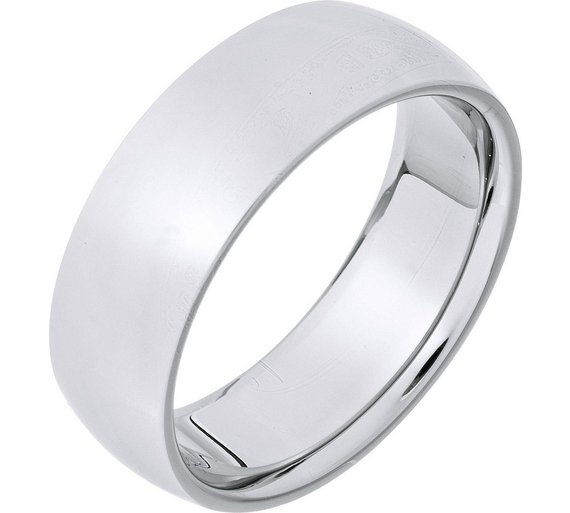 Buy Stainless Steel Plain Band Ring at Argos.co.uk - Your Online Shop ...