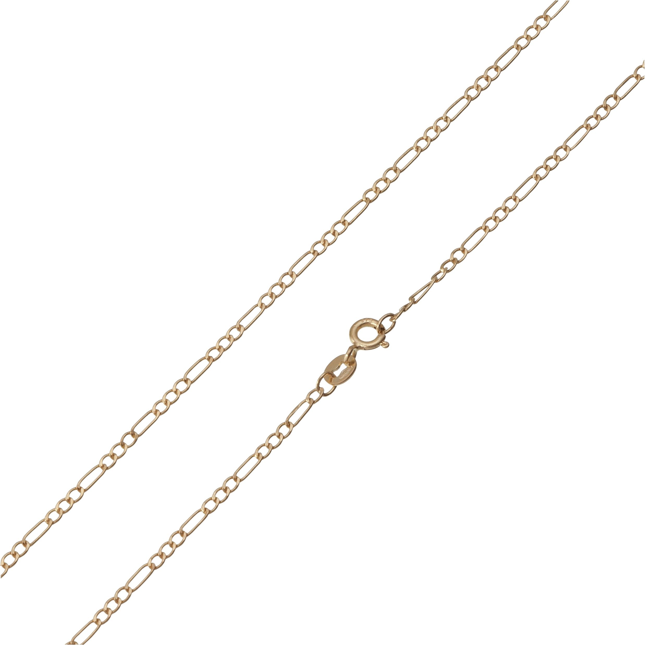 Revere 9ct Yellow Gold 3-in-1 Figaro 20 Inch Chain