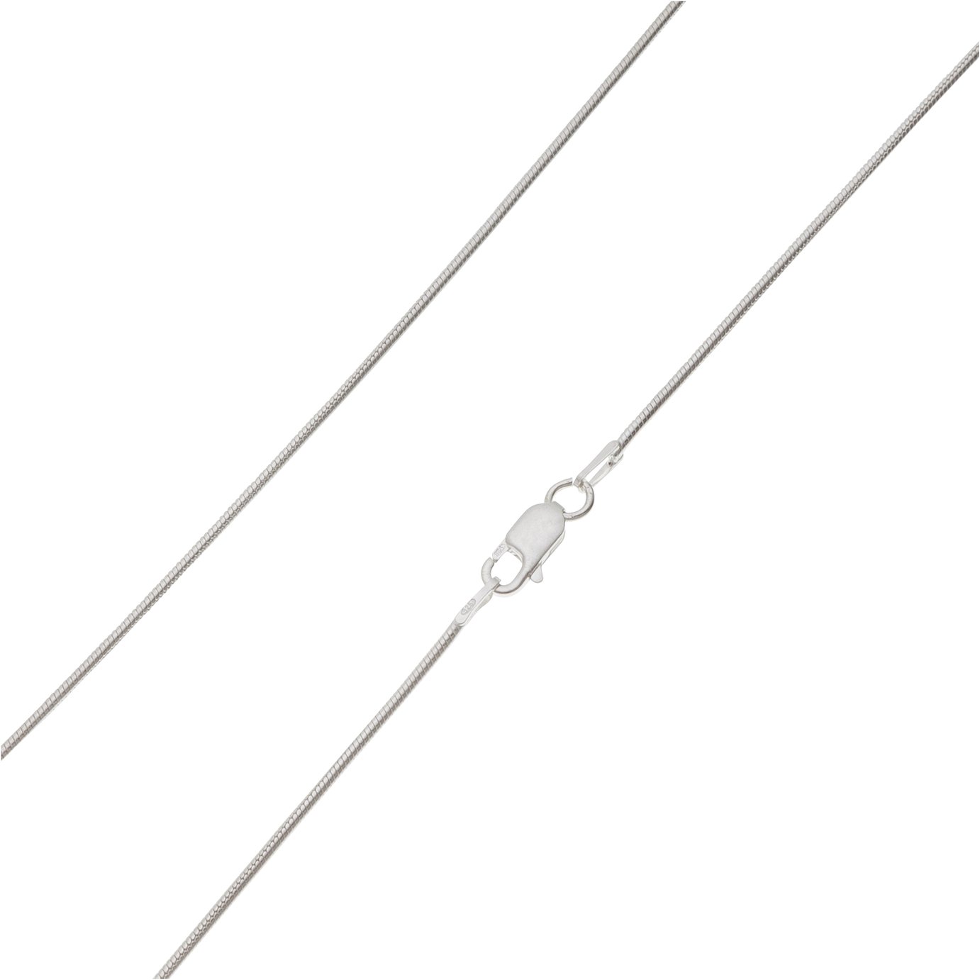 Revere Silver Snake 18 Inch Necklace