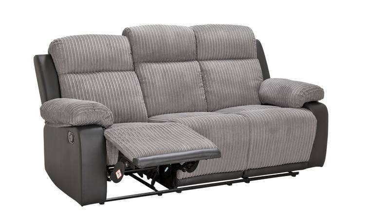 Charcoal deals reclining sofa