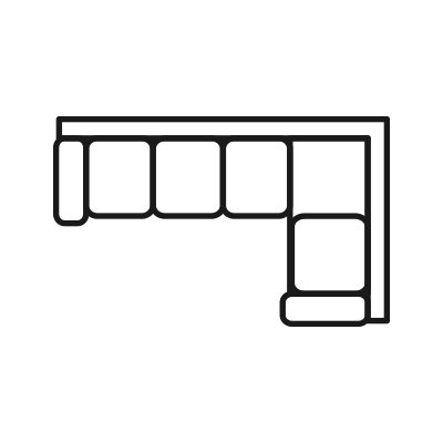 Habitat made to corner order sofa.