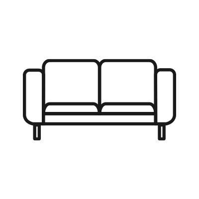 Habitat made to order 2 seater sofa.