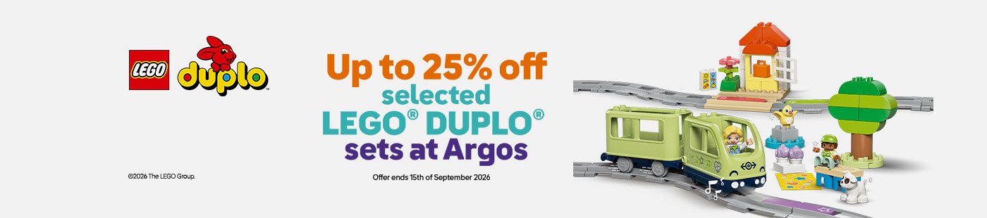 LEGO® Duplo®. Up to 25% on selected LEGO® Duplo® set at Argos.