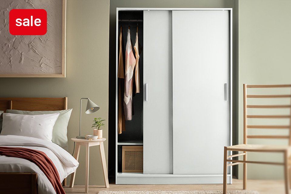 Save up to 1/3 on selected bedroom furniture