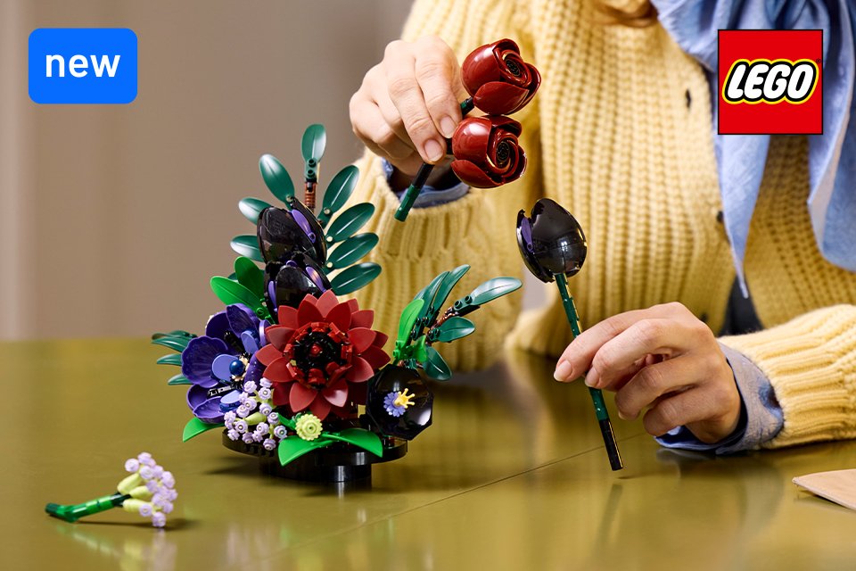 Shop new LEGO® sets, out now! From Botanicals to Technic.