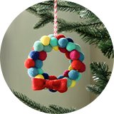 Wreaths and garlands.