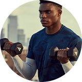 Adidas fitness shop.