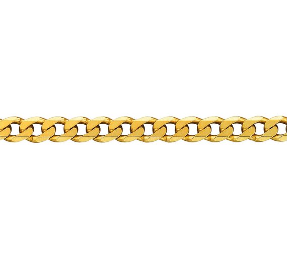 Buy 9ct Gold Plated Silver Curb Chain at Argos.co.uk - Your Online Shop ...