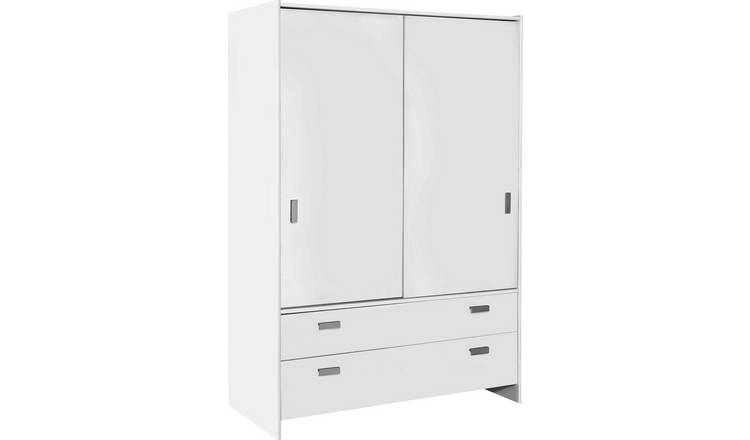 Buy Argos Home Capella 2 Door 2 Drawer Sliding Wardrobe White Wardrobes Argos