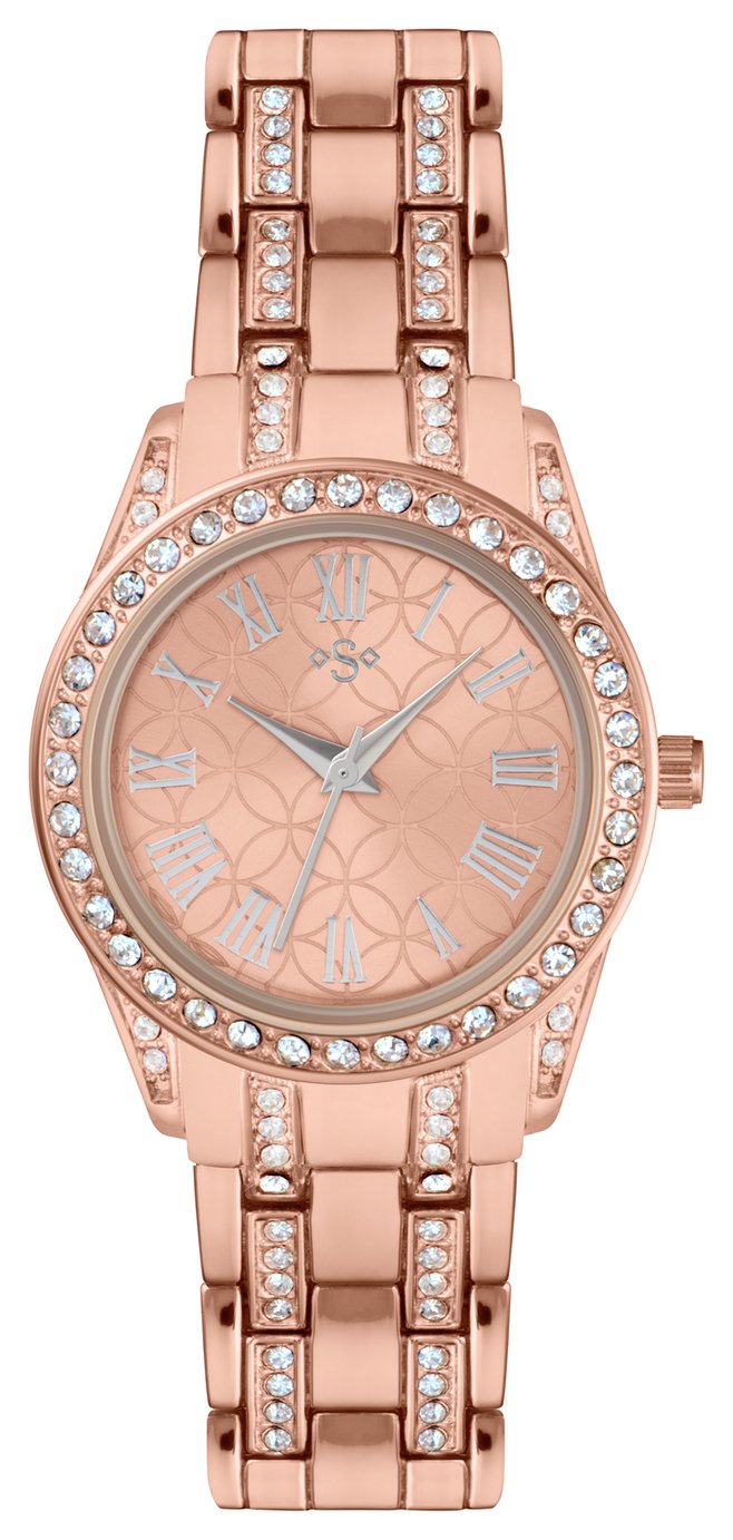 Spirit Lux Ladies' Etched Dial Bracelet Watch