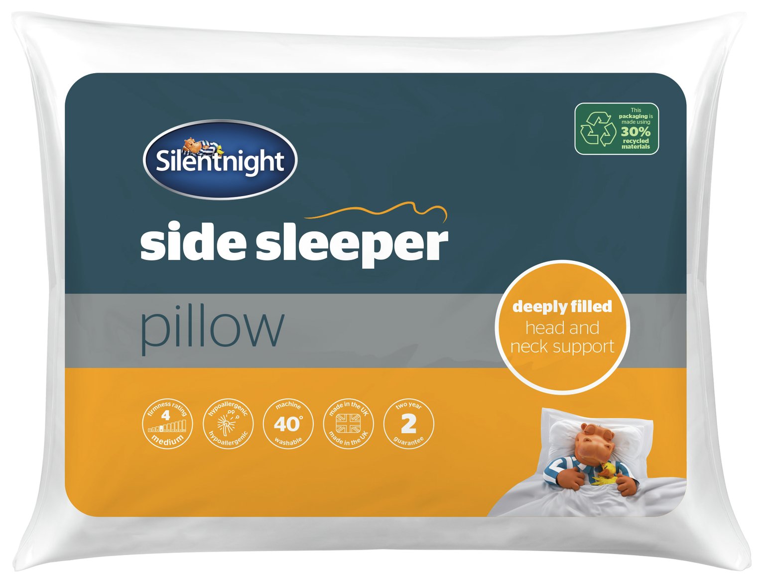 Silentnight Side Sleeper Medium Pillow