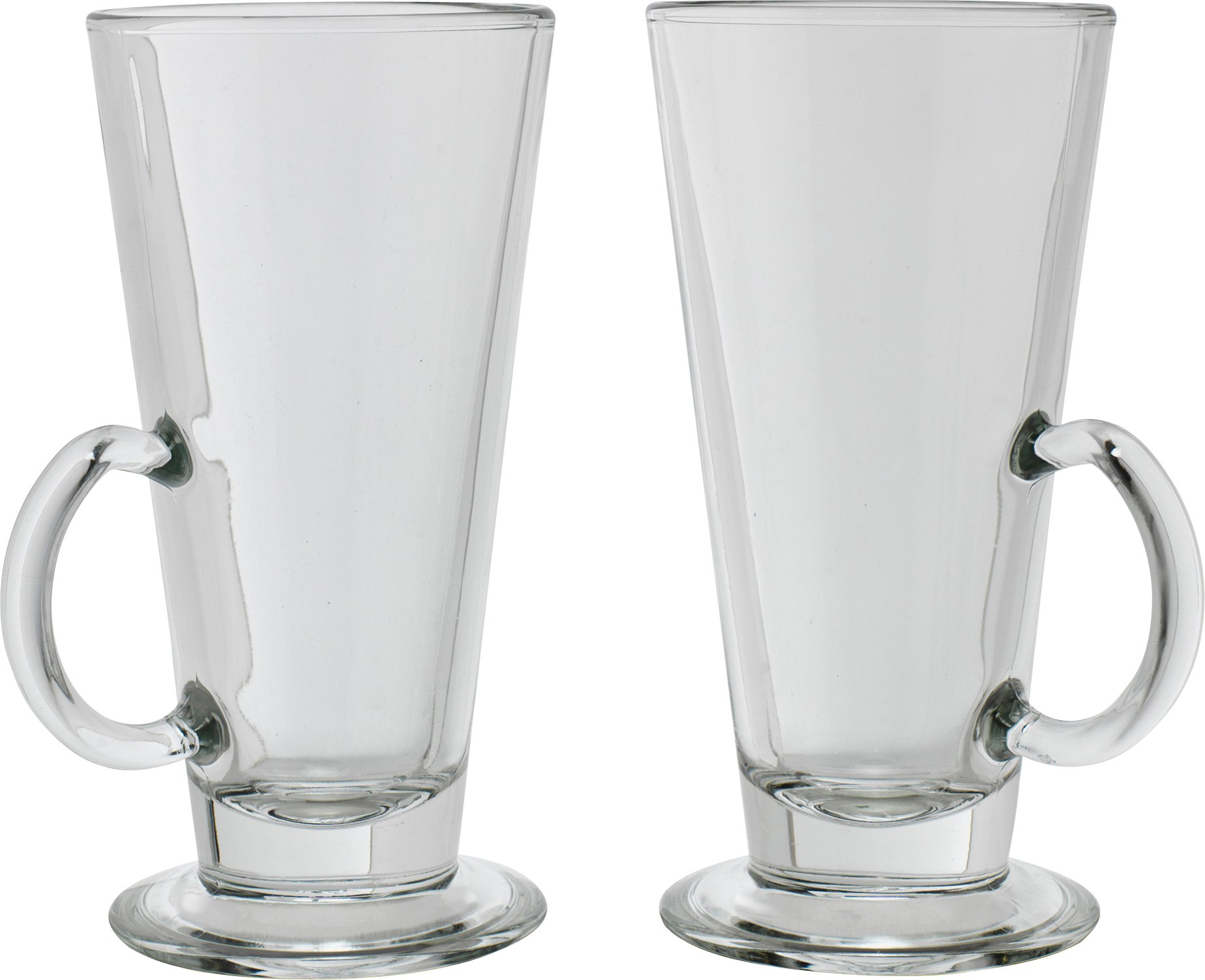 John Lewis ANYDAY Coffee Connoisseur Latte Glasses, Set of 2, 320ml, Clear