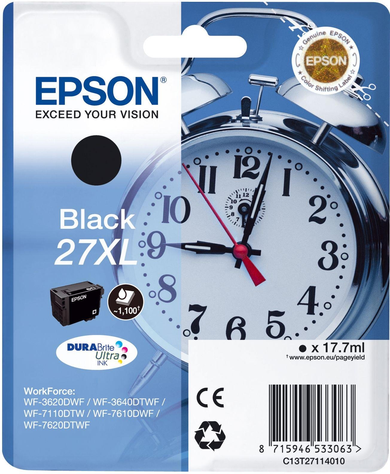 Epson 27XL Alarm Clock Ink Cartridge Review