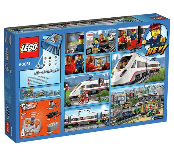 Buy LEGO City High Speed Passenger Train - 60051 at Argos.co.uk - Your ...