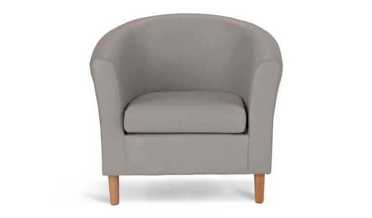 Argos faux leather outlet chair