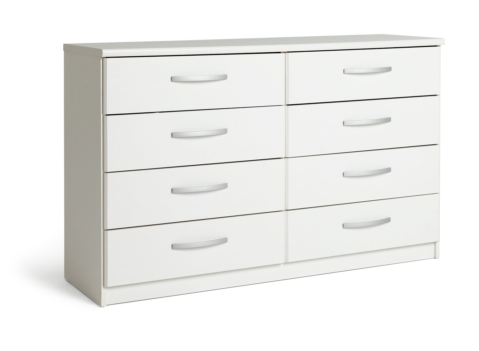 Buy Argos Home Hallingford 4+4 Drawer Chest White Chest of drawers