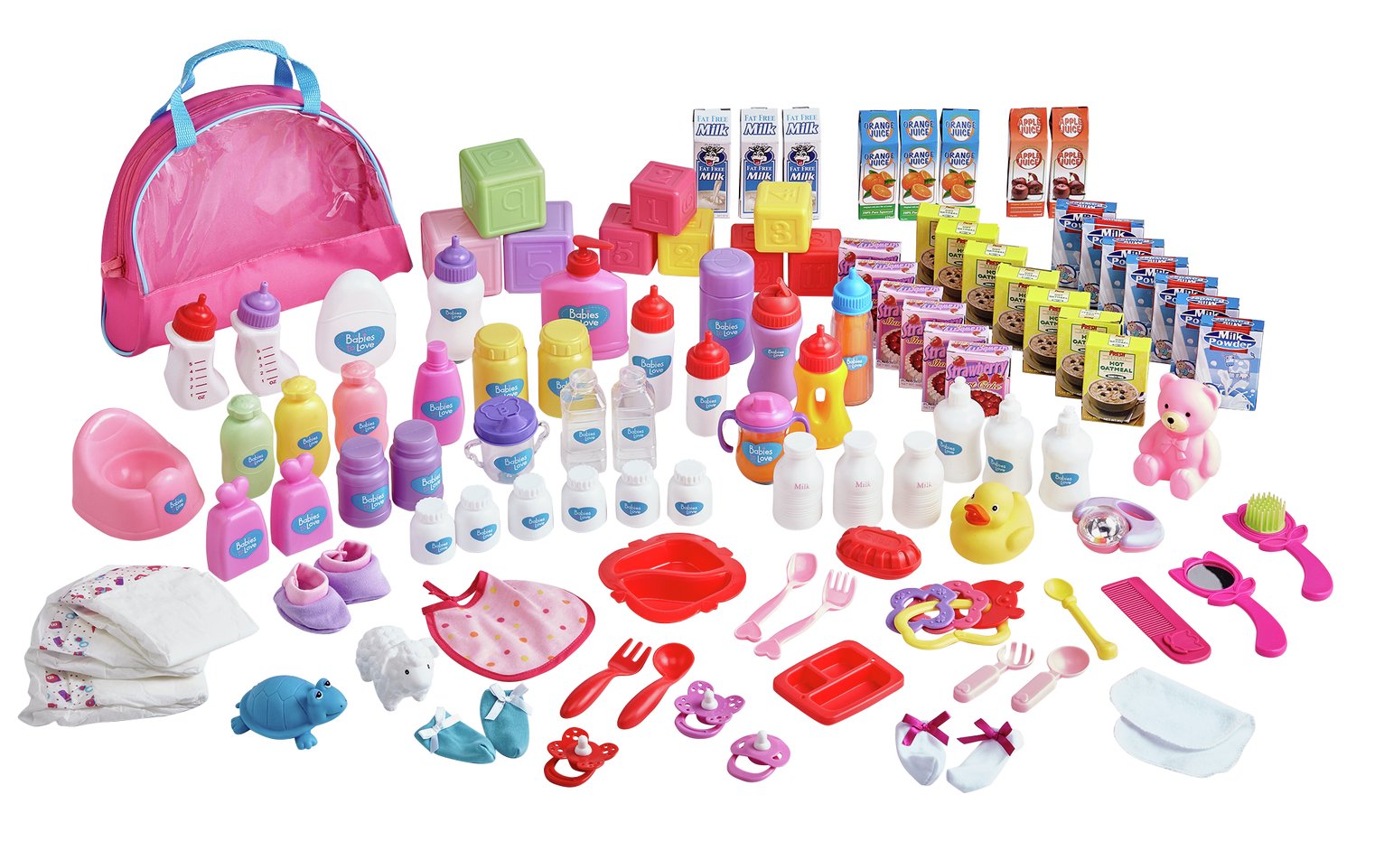 Chad Valley Babies to Love Baby Accessory Set - 100 Pieces