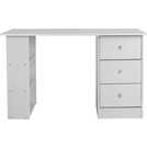 Buy Habitat Malibu 3 Drawer Office Desk - White | Desks | Argos