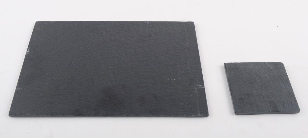 Creative Tops Set of 4 Slate Grey Mats and Coasters