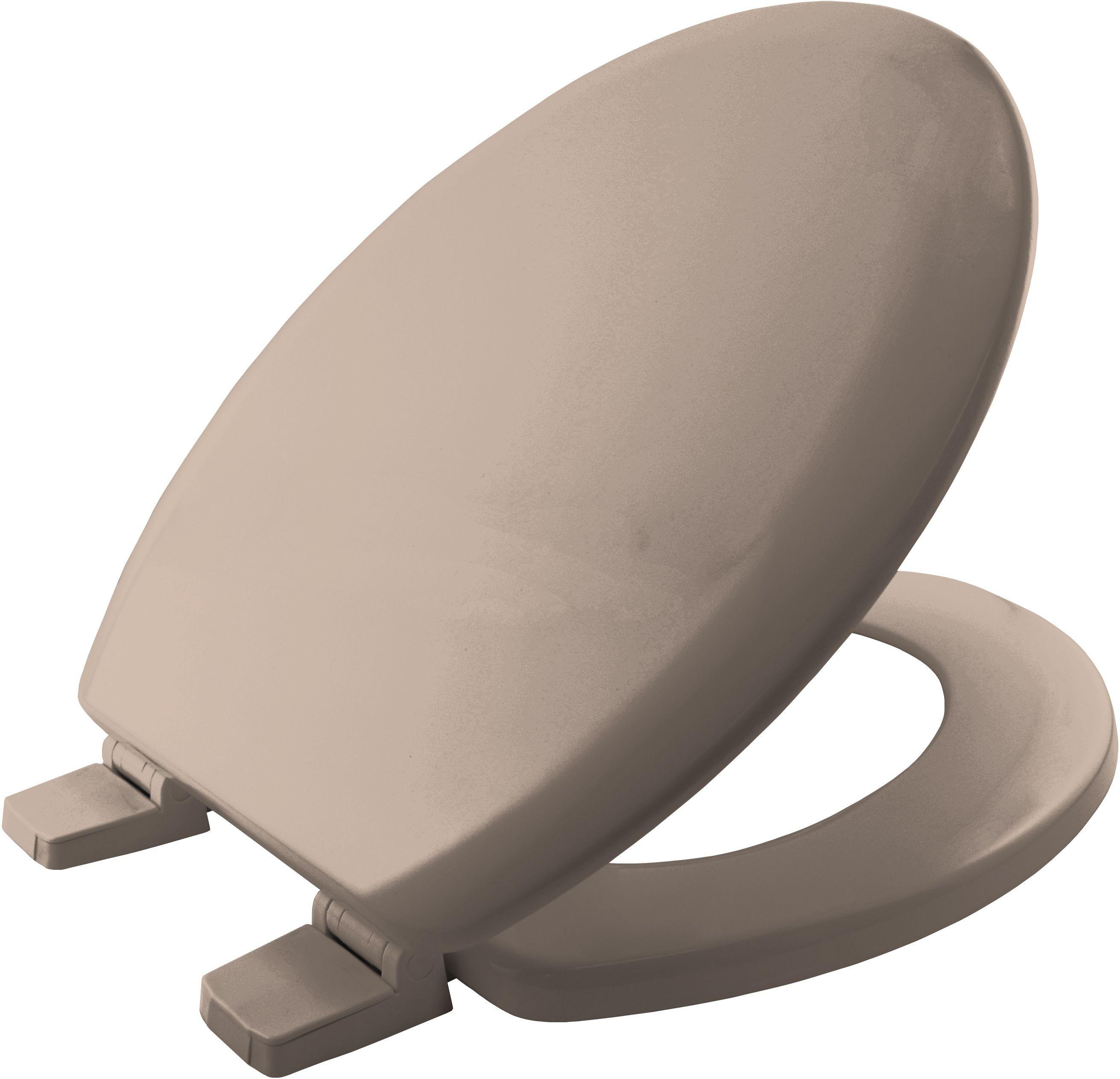 cream coloured soft close toilet seat