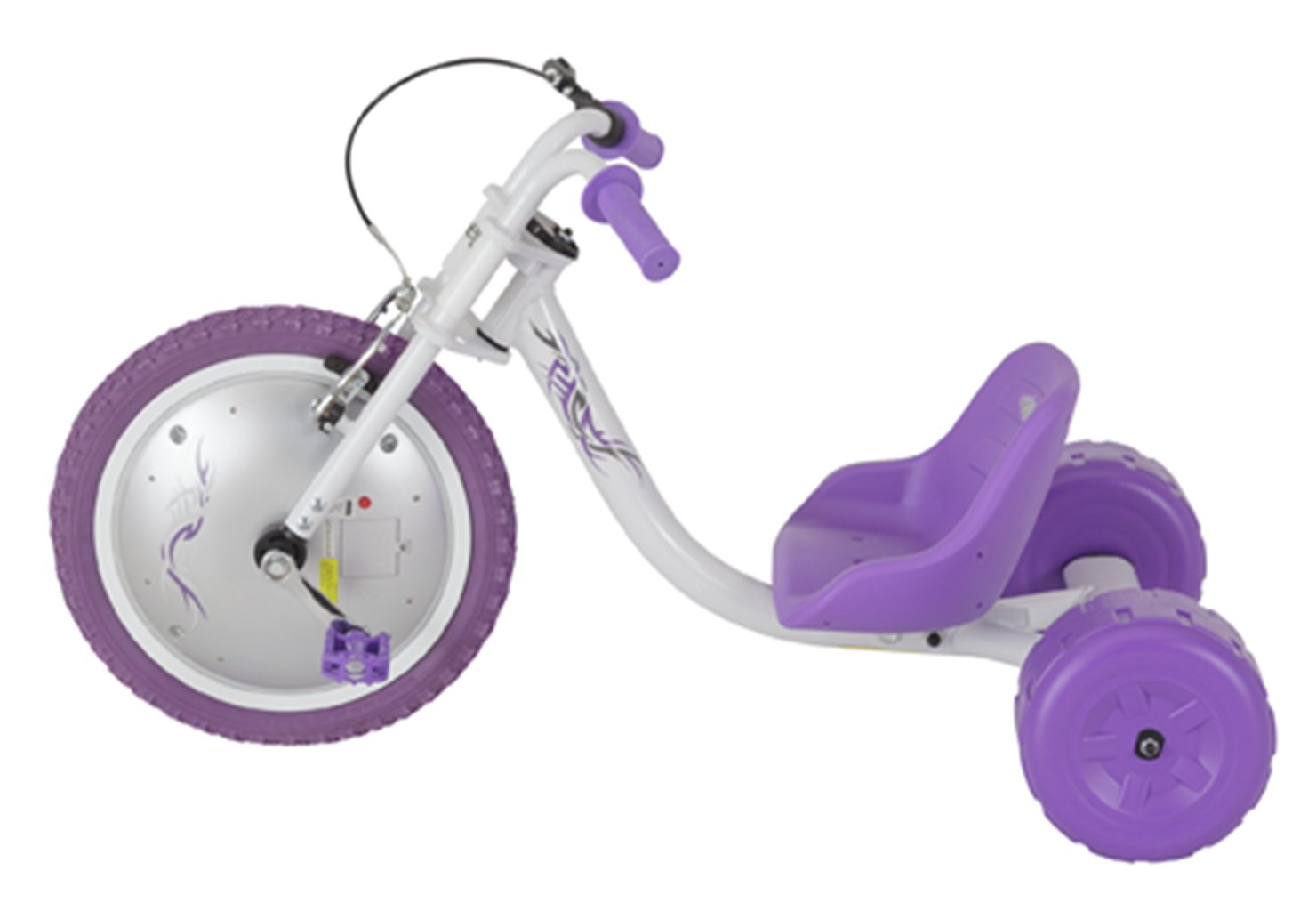 elektra flashing hog go kart purple