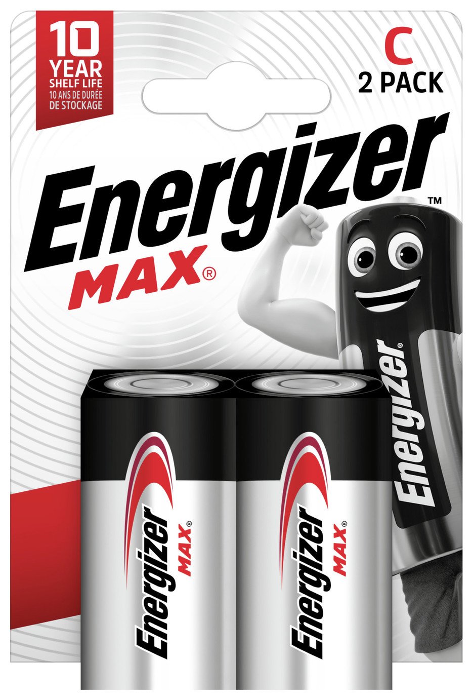 Energizer Max C Batteries - Pack of 2