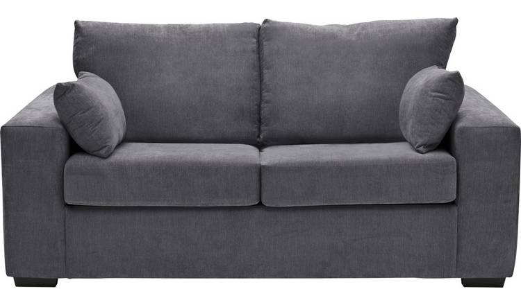 Buy Argos Home Eton 2 Seater Fabric Sofa Bed Charcoal Sofa Beds Argos