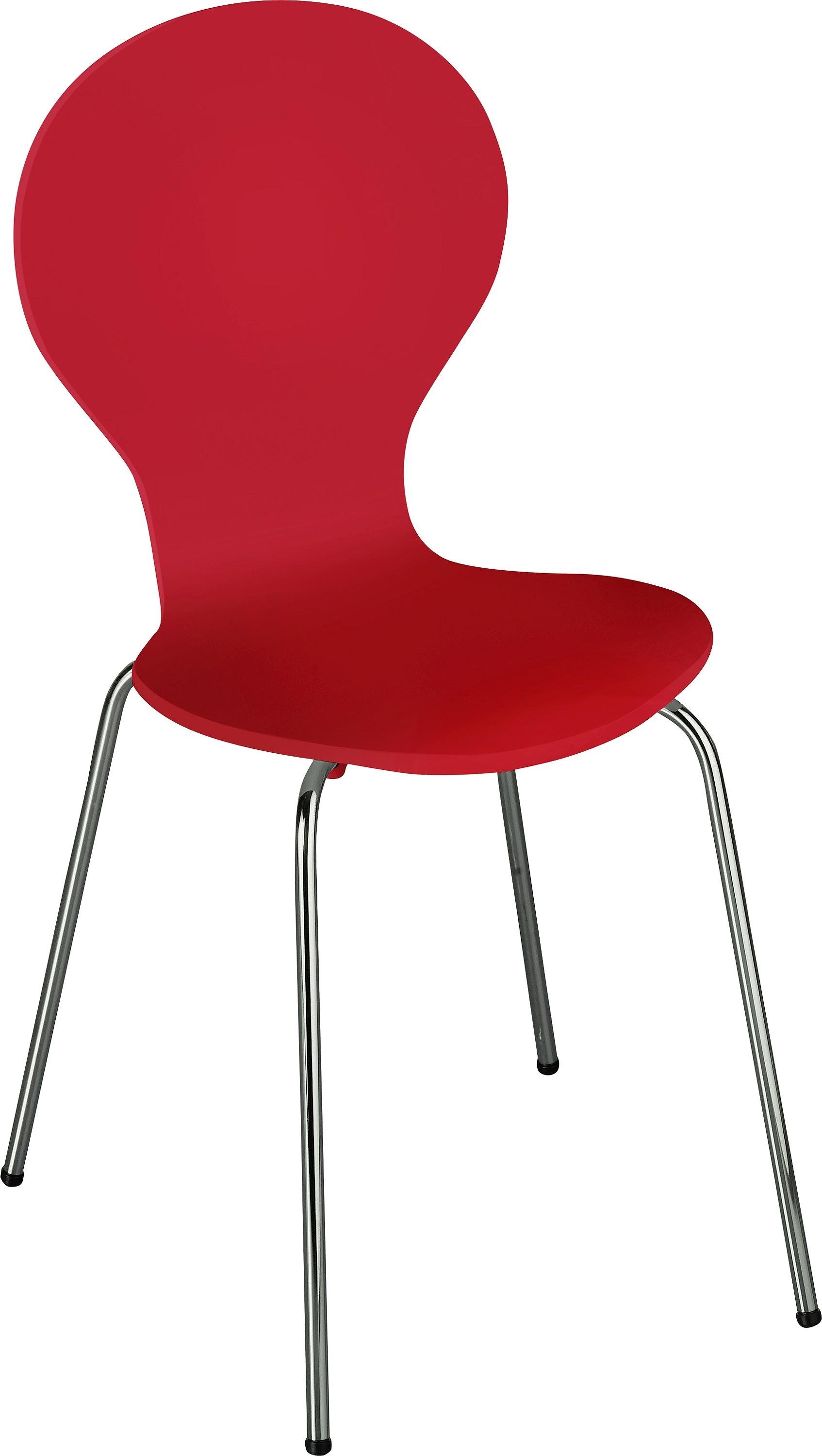 Argos Home Bentwood Dining Chair - Poppy Red