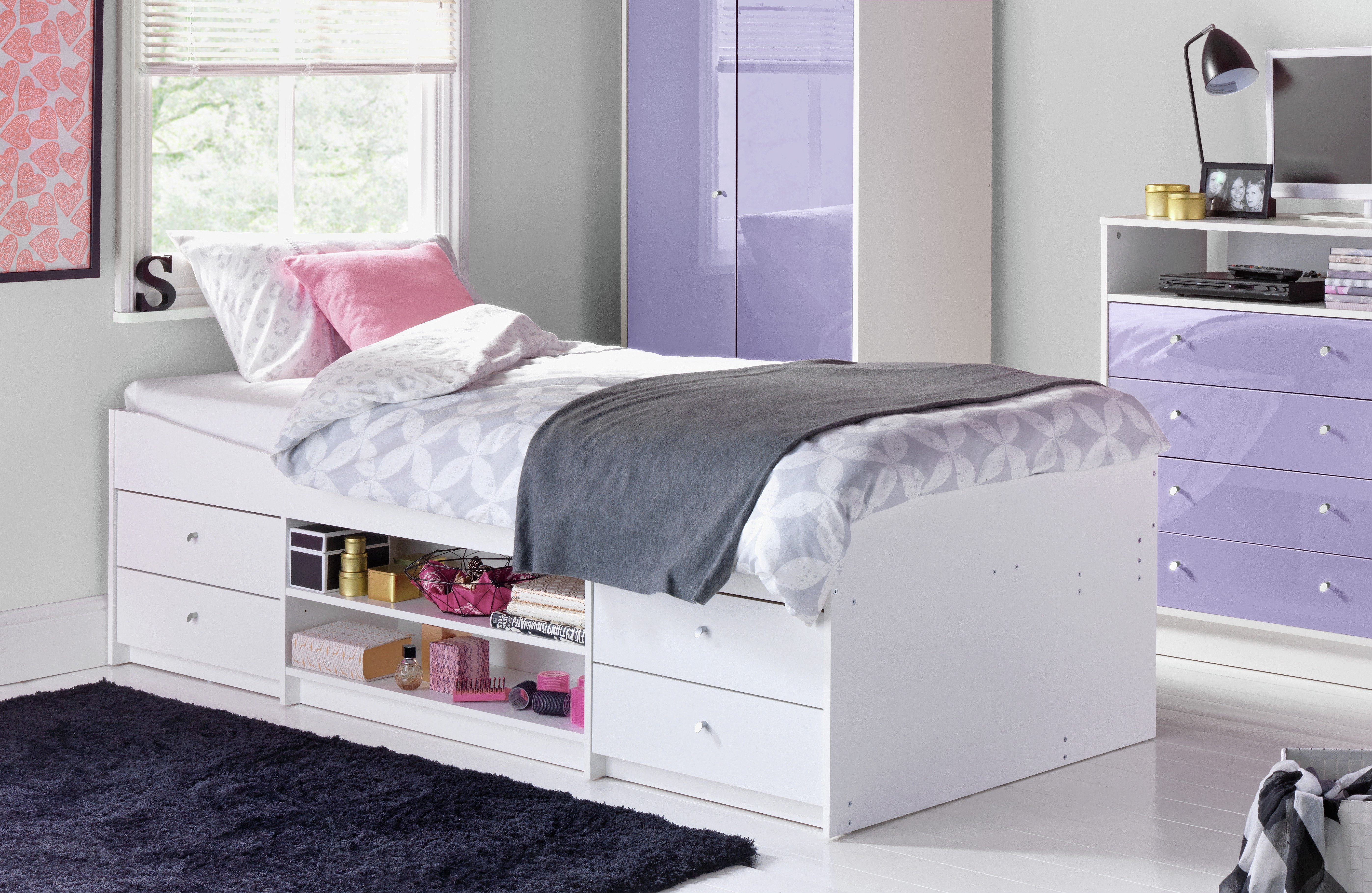 Argos Home Malibu White Cabin Bed Frame