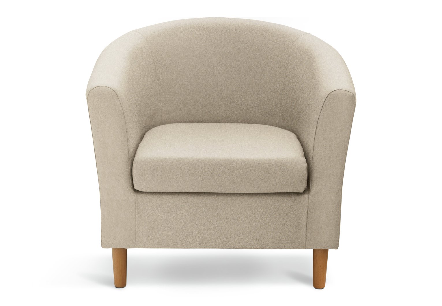 Argos Home Fabric Tub Chair - Mocha