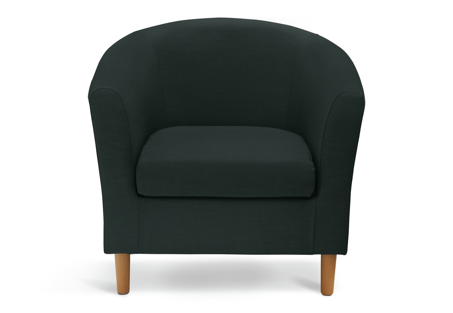 Argos Home Fabric Tub Chair - Black