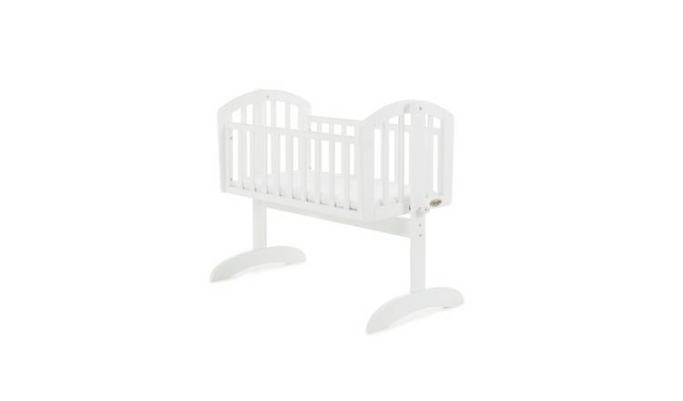 Buy Obaby Sophie Swinging Crib And Mattress White Cots Cribs And Cot Beds Argos