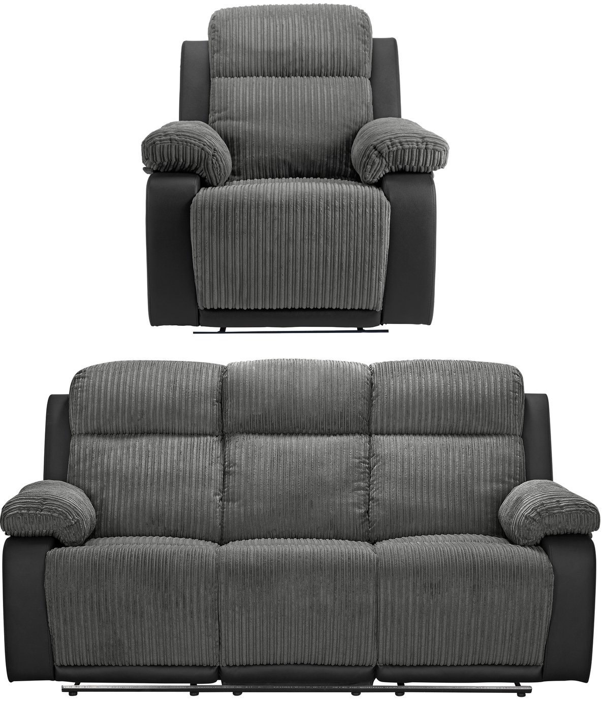 Argos Home Bradley Chair & 3 Seater Recliner Sofa Review