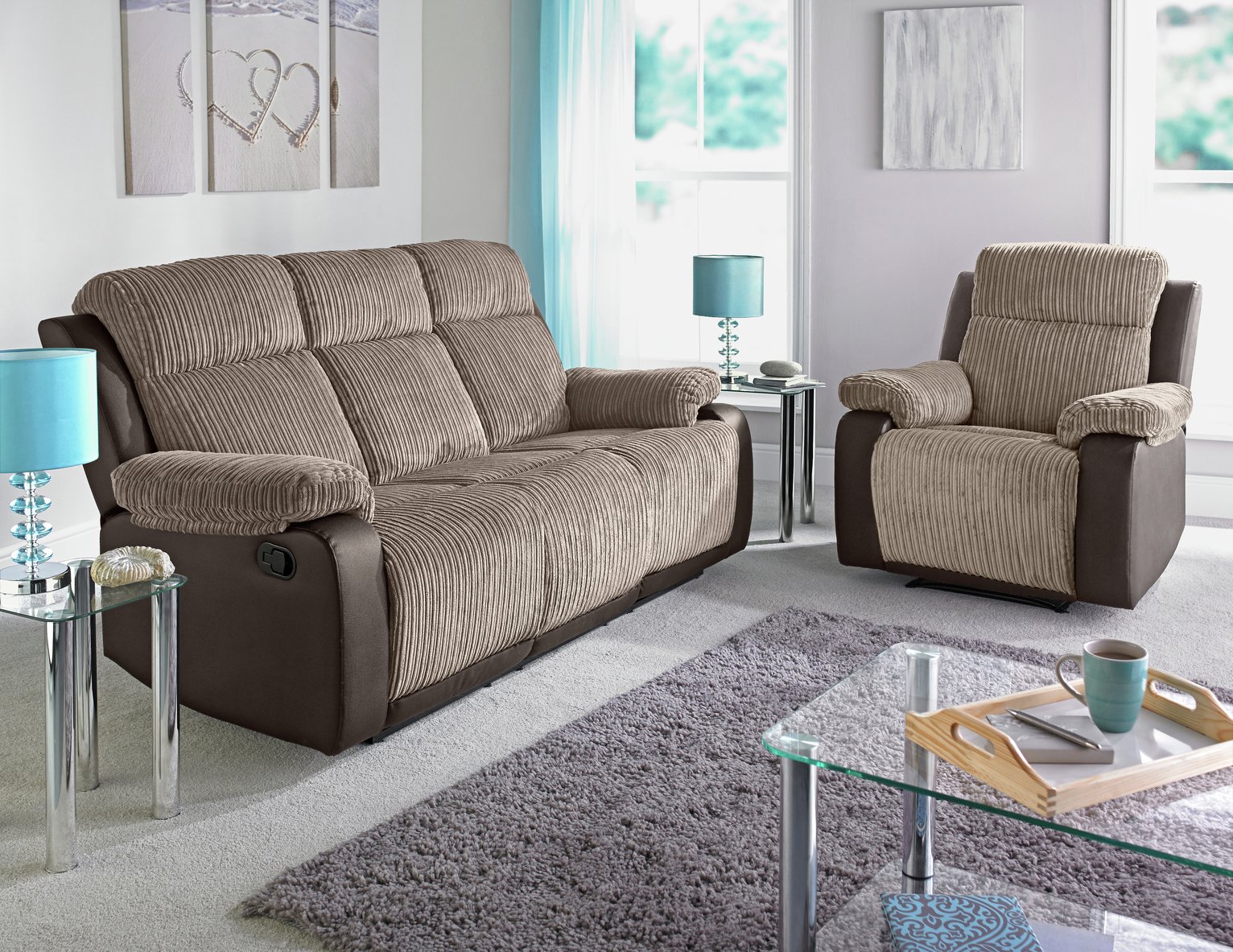 Argos Home Bradley Chair & 3 Seater Recliner Sofa Review