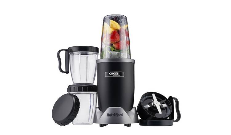 Cooks Professional Nutriblend Blender and Smoothie Maker - Black/Silver