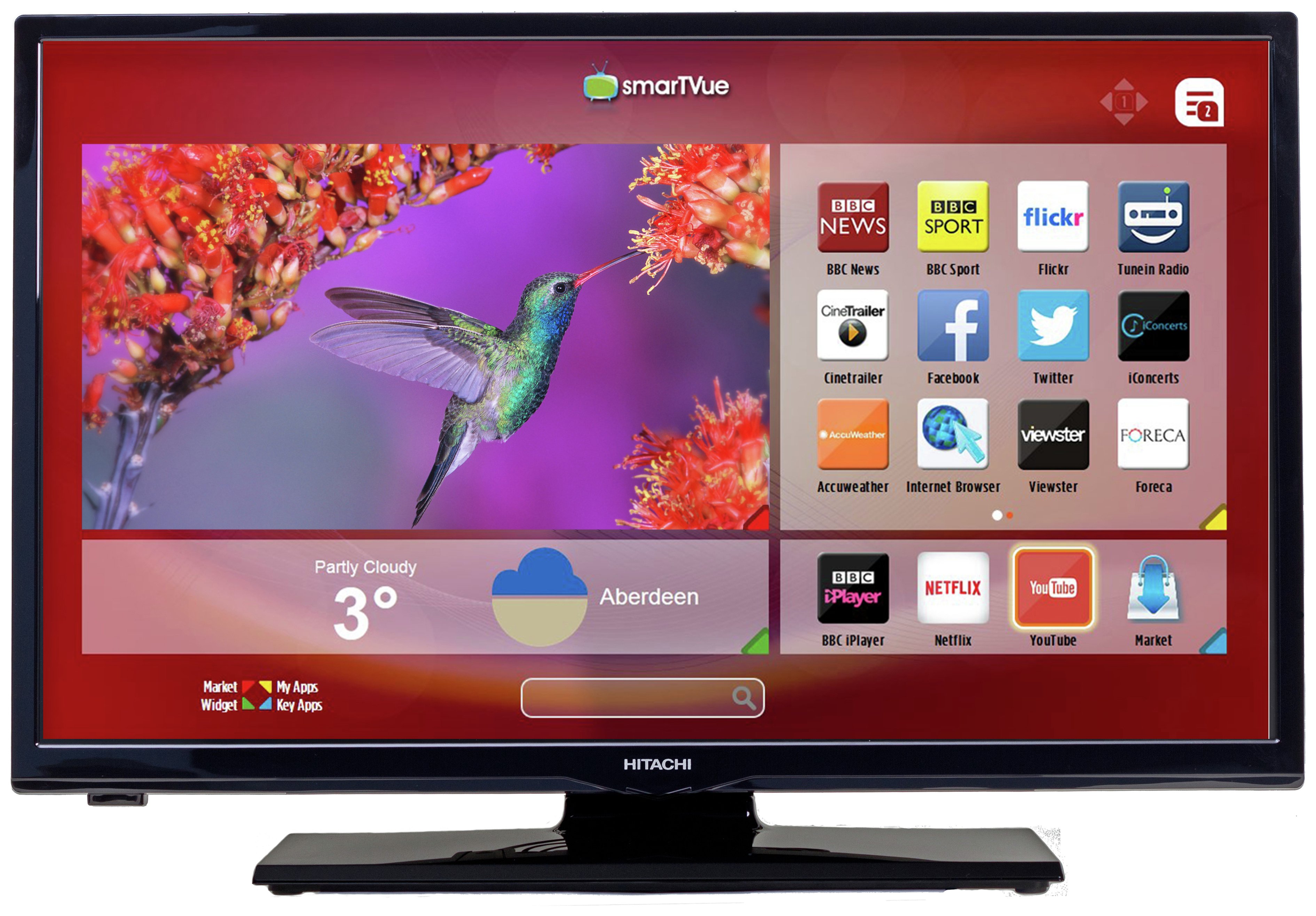 HItachi 24 Inch HD Ready Freeview HD Smart TV. Review