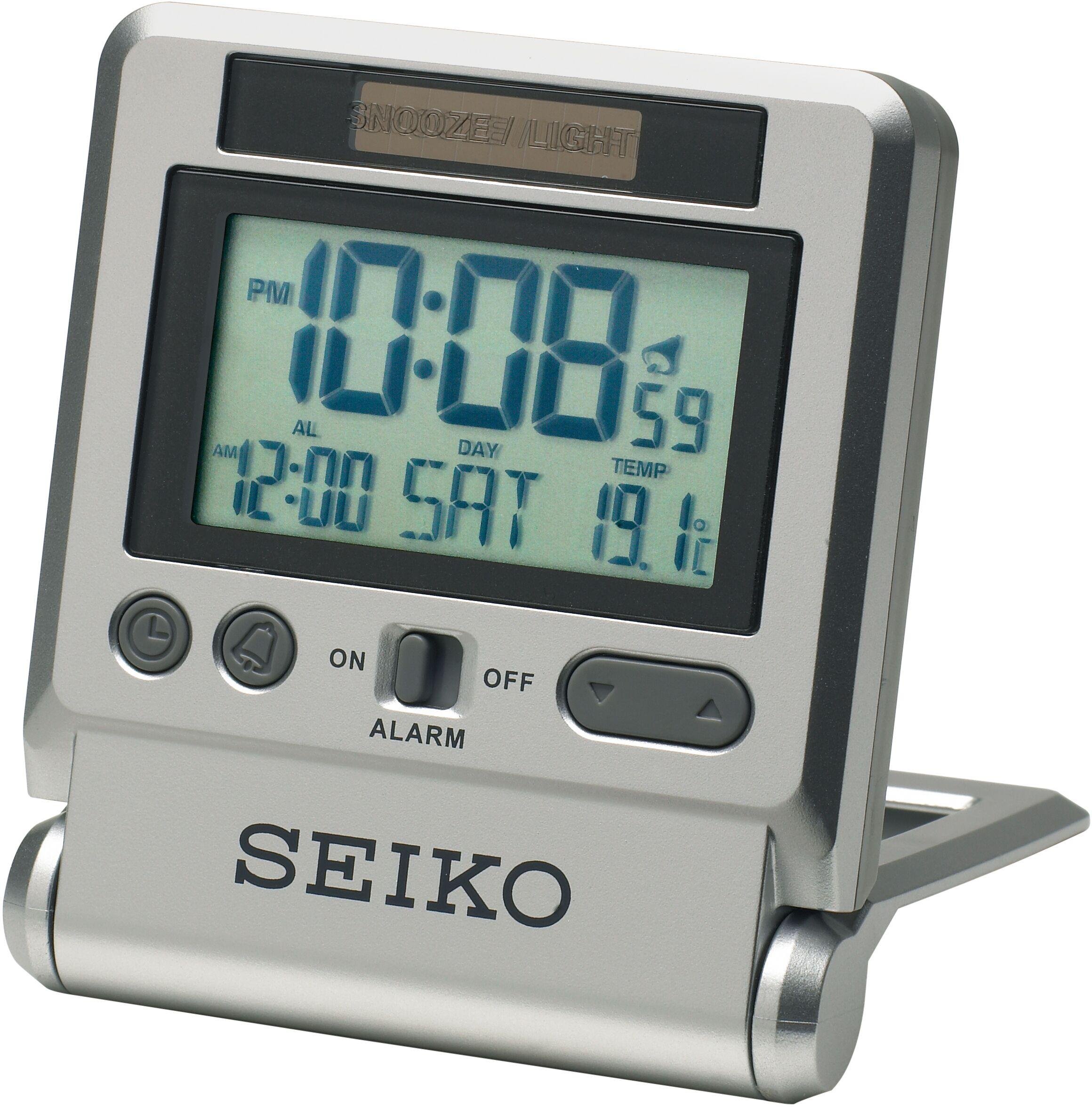 Seiko LCD Travel Alarm Clock (2496595) | Argos Price Tracker |  
