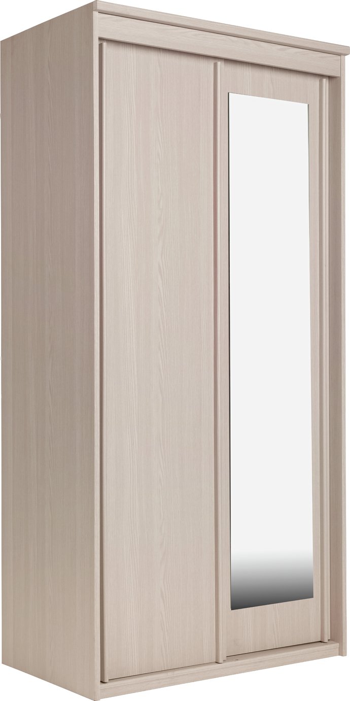 Argos Home New Hallingford 2 Dr Sliding Wardrobe - Light Oak