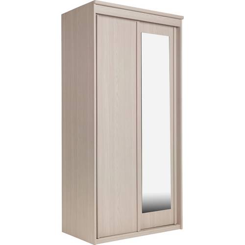 Wardrobes Argos Home Hallingford Grey 2 Door Sliding Mirrored