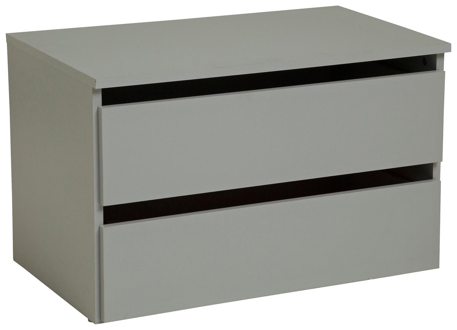 Argos Home Bergen Medium 2 Drawer Internal Chest - Grey