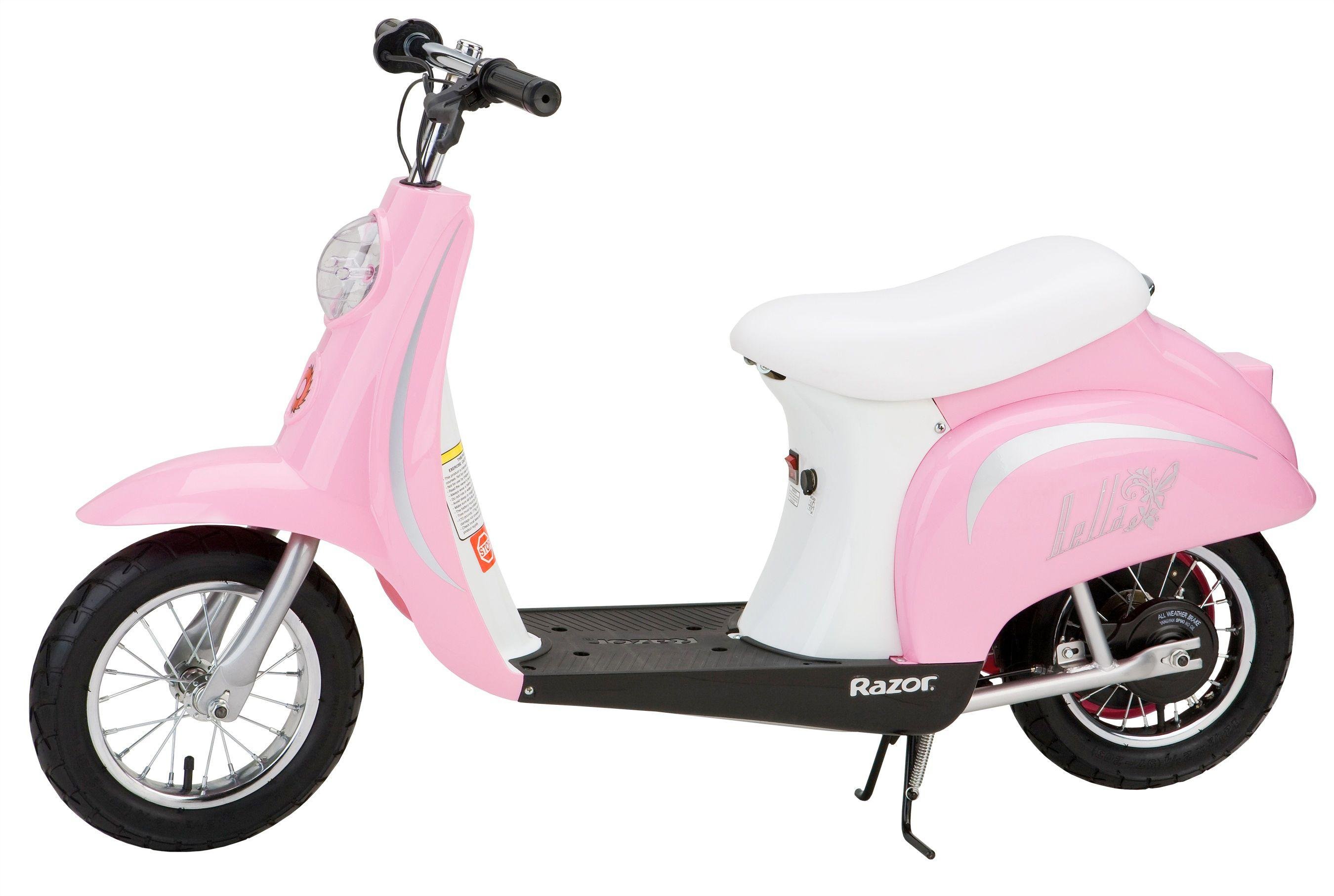 pink ride on scooter