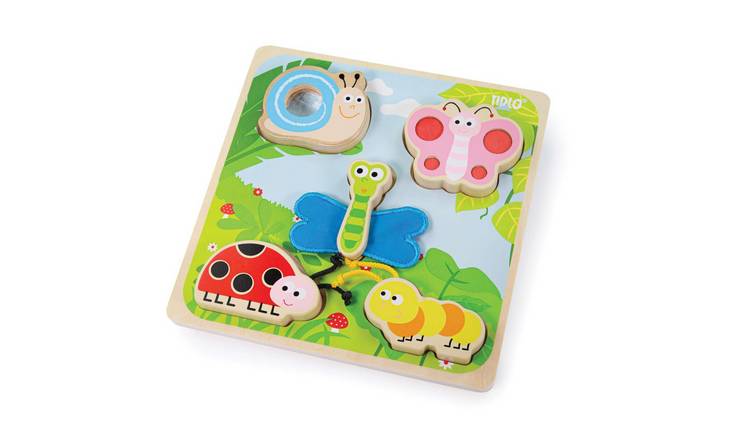 Tidlo Touch and Feel Puzzle - Insects - 12 Months +