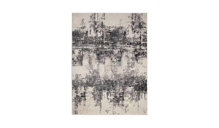 Mega Flooring Grey Modern Abstract Rug - 120 x 170cm